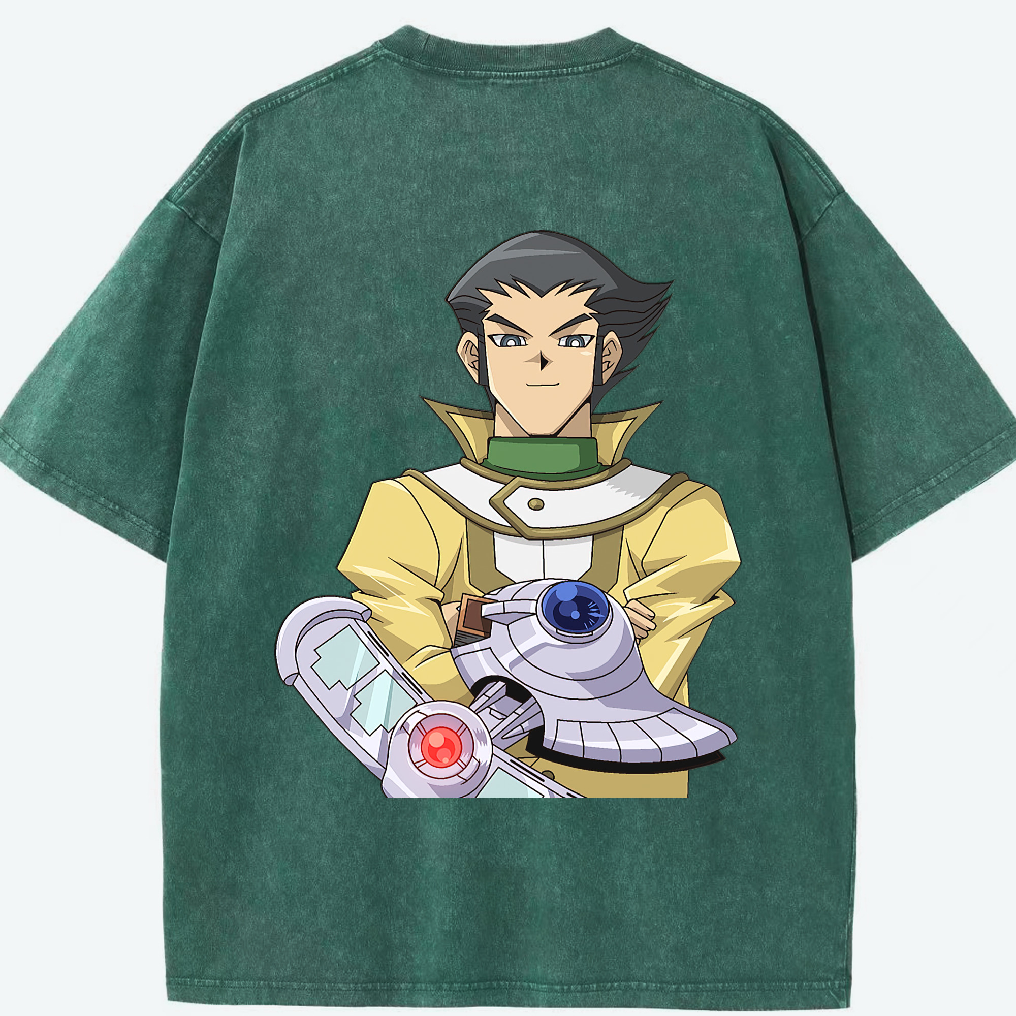 （画像用） 遊☆戯☆王 Yu-Gi-Oh! 綿100% ヴィンテージ風 半袖Tシャツ（背面プリント）